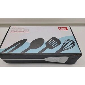 Kitchen Utensils Set 35 PCS Cooking Set, Nonstick and Heat Black New In Box!